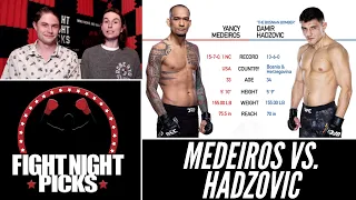 UFC Fight Night: Yancy Medeiros vs. Damir Hadzovic Prediction