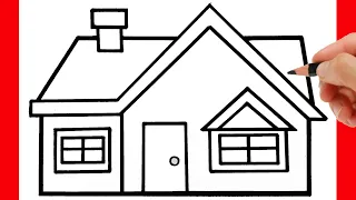 HOW TO DRAW A HOUSE EASY