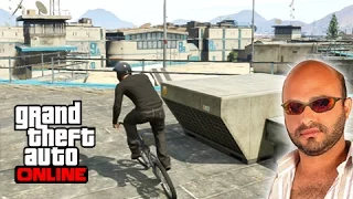 GTA V Online: Fúria em Duas Rodas #11 - BMX na Prisão com 1 Pai de Família ( ͡° ͜ʖ ͡°)