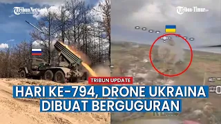 HARI KE-794 PERANG Rusia vs Ukraina, Pesawat Su-25 Rusia Hancurkan Benteng Militer Ukraina di Utara