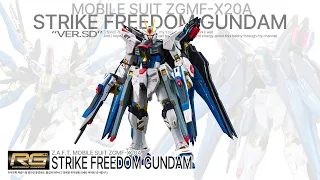RG 1/144 Strike Freedom Gundam ASMR BUILD Gunpla Speed build