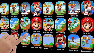 Super Bino Go, Pop's World, Bob's World, Mario Kart, Lego Super Mario, Lep's World 2