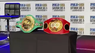 WBC BELT FOR THE WINNER OF SPENCE vs GARCIA