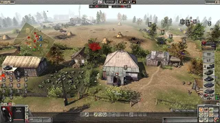 Men of War  Assault Squad 2 Деревня 2*4 Вдвоем против 4х геройских ботов #8