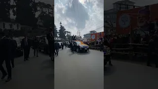 Meghalaya gives PM Modi an electrifying welcome | Visuals from roadshow in Shillong