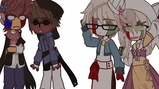 Albania and Romania are fighting- // gacha club // countryhumans //