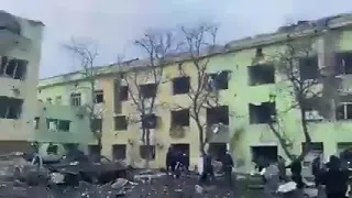 Russian bombing of a maternity ward in #Mariupol is being hotly contested