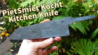 Making a Damascus Knife for PietSmiet Kocht | Part 1: Forging the blade