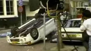 Jackie's stunts with Mitsubishi Evo's