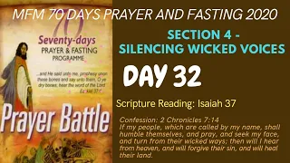 Day 32 Prayers MFM 70 Days Prayer and Fasting Programme 2020 Edition: Prayer Battle Dr. D.K. Olukoya