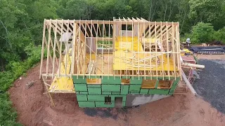 Construction Timelapse of a Mountain Home