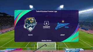 PES 2021 | Sochi vs Zenit - Russia Premier League | 11/04/2021 | 1080p 60FPS
