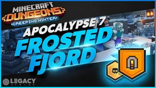 Frosted Fjord Gameplay Walk Through - Apocalypse VII | Minecraft Dungeons Creeping Winter DLC