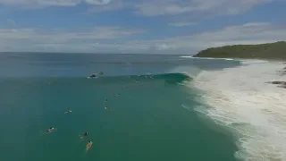 Cyclone Oma Barreling Boiling Pot Noosa Going OFF Thurs 21-Feb-2019