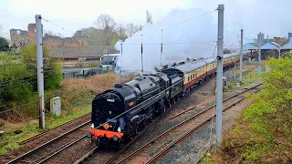 7MT 70000 "Britannia" At Penrith Station (13/04/2024)