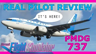 Real Airline Pilot tries the PMDG 737 for Microsoft Flight Simulator!