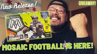 New Release: 2021 Panini Mosaic Football Hobby Box Opening! *GIVEAWAY*