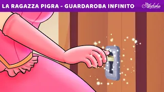 La Ragazza Pigra Prigioniera del Guardaroba Infinito | Storie Per Bambini Cartoni Animati