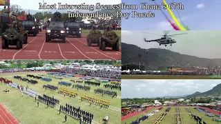 Ghana Army displayed newly acquired Weapons at the 67th Independence Day Parade- 2024.