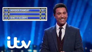 Gino D'Acampo Is Left Embarrassed As Gordon Ramsay Is Named TV's Most Famous Chef | Family Fortunes