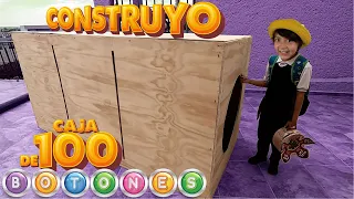 CONSTRUYO Caja de los 100 BOTONES Misteriosos