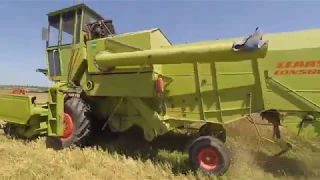 комбайн claas consul  збирання озимого ячменю