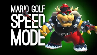 Golf is Running Now?! Luke vs Ellen vs Mike - MARIO GOLF SPEED MODE ⛳👿