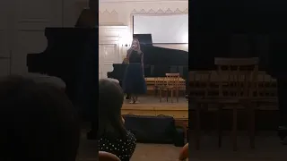 Олеся Машейко - экзамен по вокалу
