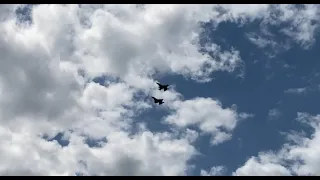 F-16s over Lima, Ohio