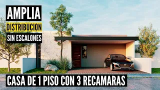 Casa de 1 PISO - 3 RECAMARAS MUY AMPLIAS