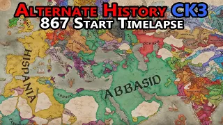 CK3 Timelapse - 867 Start Date Alternate History Timelapse