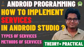 Android Services | Example of Services in Android | Types of Services | Playing Music in Background