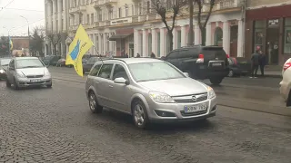 АвтоЄвроСила  у Вінниці протестує проти корупції на митниці та утисків бляхерів Кривіцьким...