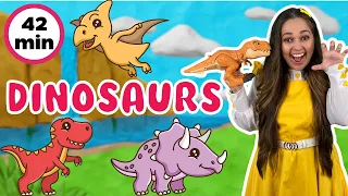 Dinosaurs for Kids | Colours, Numbers, Feelings & Activities | Learning Videos For Toddlers