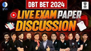 DBT BET 2024 | Live Exam Paper Discussion | IFAS