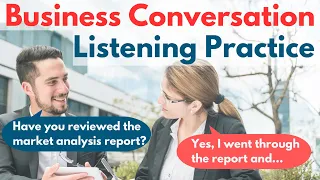Business English Conversation Listening Practice for Various Situations