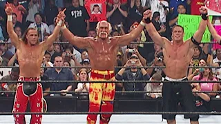 John Cena, Shawn Michaels & Hulk Hogan team up: Raw, June 27, 2005