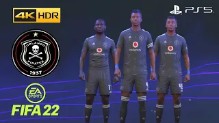 ORLANDO PIRATES on FIFA 22 PS5 - Player Faces and Ratings - 4K 60FPS HDR