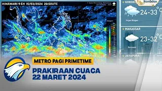 Prakiraan Cuaca 22 Maret 2024