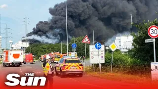 Germany Explosion – Leverkusen waste plant blast, sixteen injured & five missing in