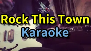 [Original Karaoke] Rock This Town/Stray Cats [Playing Guitar]