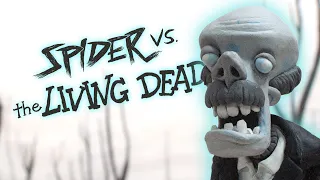 Creepy claymation zombie animation | Spider vs. the Living Dead