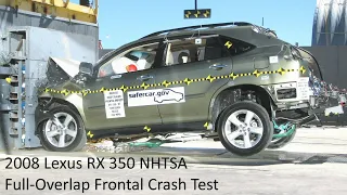2007-2009 Lexus RX 350 / RX 400h NHTSA Full-Overlap Frontal Crash Test