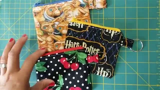 How to Sew a Coin Purse or Flat Zipper Pouch