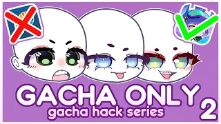 [ ✨ ] How to make aesthetic custom eyes in Gacha #2 II (NO EDITING PROGRAM)