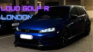 GOLF R TERRORISING LONDON STREETS WITH A LOUD EXHAUST *VERY LOUD*