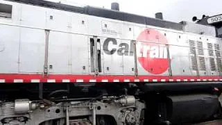 caltrain work train at santa clara