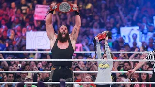 Braun Strowman & Nicholas win the Raw Tag Team Championship: WrestleMania 34