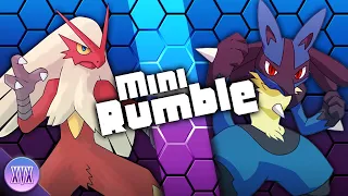 Blaziken VS Lucario (Pokemon Battle) | XVX | Mini Rumble