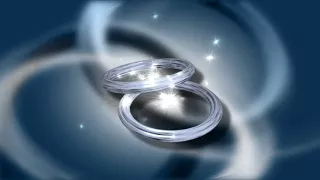 Spinning Silver Rings - Wedding Background Video For After Effects 2018